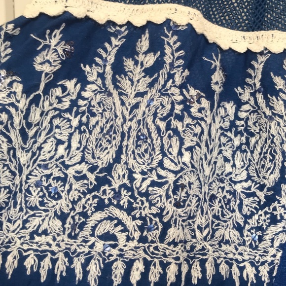 NWT Free People Statement Sleeve Blouse Sz Med - Picture 8 of 8